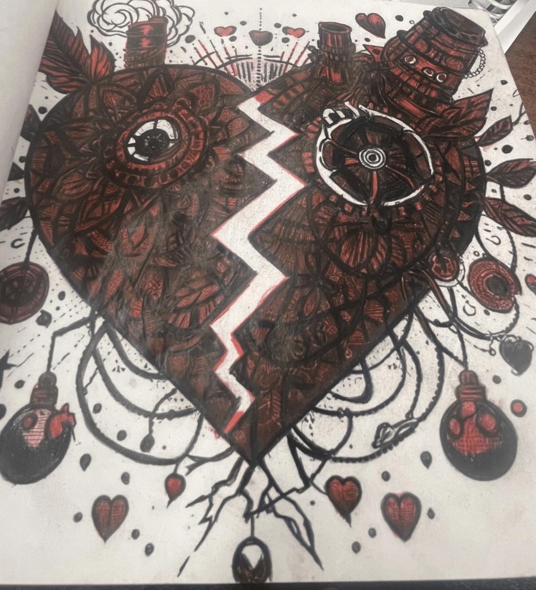 Broken Heart Mandala