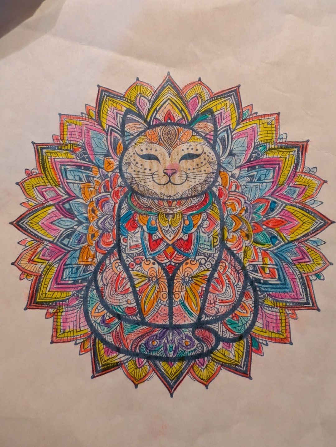 Colored Picture from Amber Moon Coloring Books