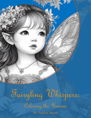 Fairyling Whispers coloring book by Amber Moon