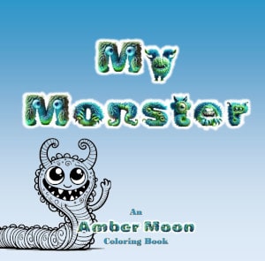 My Monster coloring book by Amber Moon